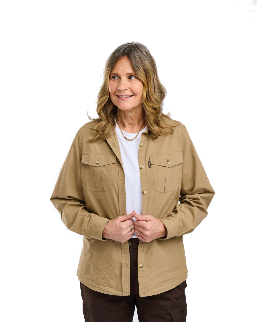 Pinewood Women's Safari Long Sleeve Shirt naisten pitkähihainen kauluspaita
