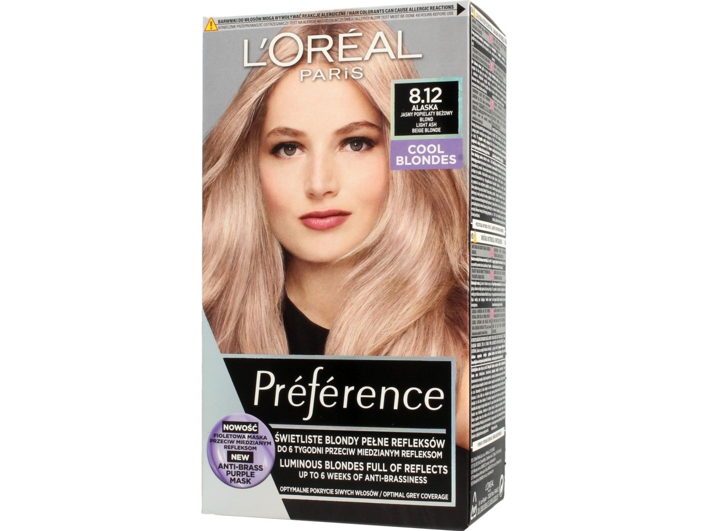 L'Oreal Paris Preference Hiusväri 8.12 Alaska