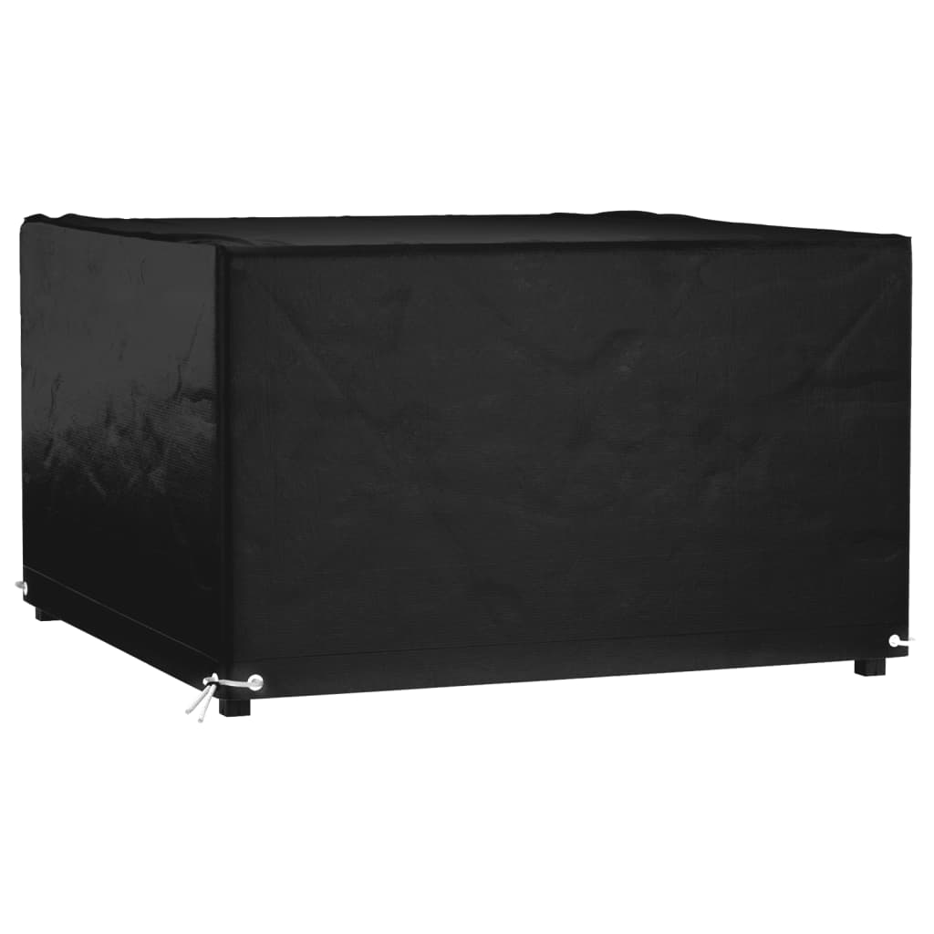 vidaXL Puutarhakalusteiden suoja 8 purjerengasta 125x125x75 cm neliö