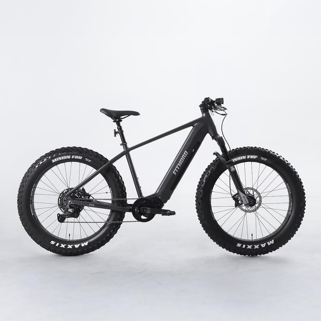 FitNord Rumble 800 Sähköfatbike, grafiitti